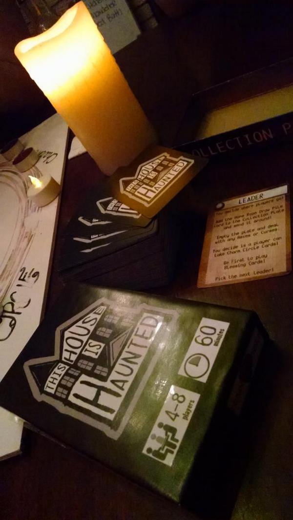 BrainPunchGames's tweet image. Getting ready for a game of This House is Haunted! #gamenight #firsthashtag