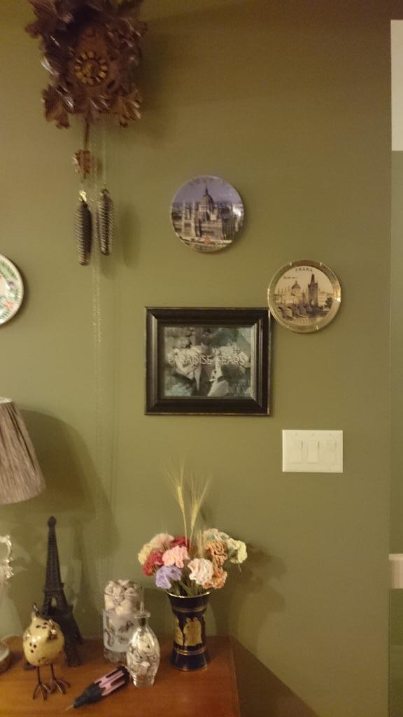 Mtrench_Pfears's tweet photo. @paradisefears my mom decided it was time to put this in the living room, as this band is a huge part of our family. http://t.co/MeHZjhdvJn