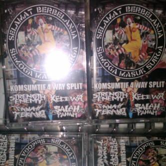 Komsuftif 4 Way Split | Tersedia | IDR 17K | STRENGTH ENEMY - TANAH PERANG - KECEWA - SALAH PAHAM