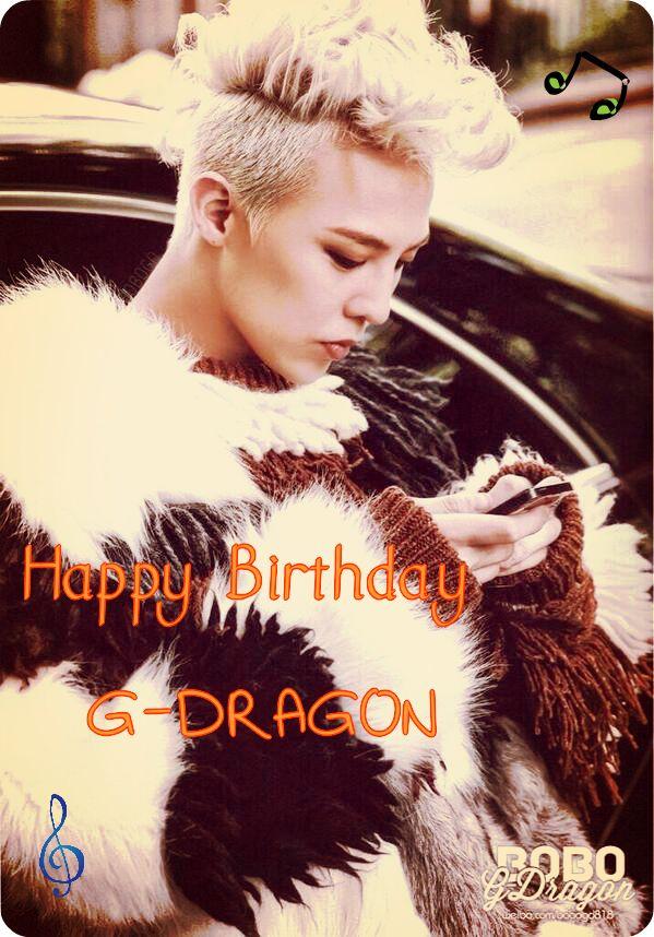  *-* <3 HAPPY BIRTHDAY G-DRAGON!! *-* *-* 