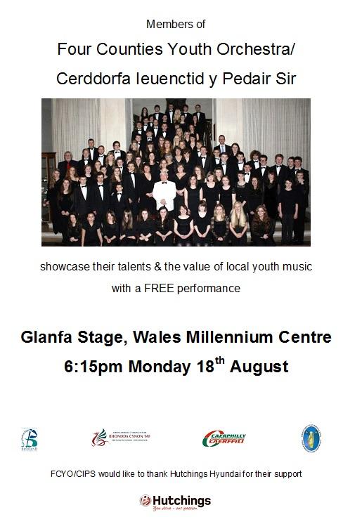 squishycath's tweet photo. @DerekTheWeather Members of #fcyo (formerly @theglamorguk) FREE performance on Glanfa stage tonight! #localyouthmusic http://t.co/oLk2nQjn4M