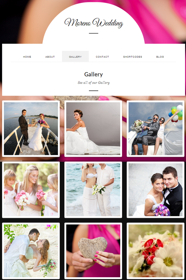 Hoy os mostramos otro de nuestros diseños para páginas web de #bodas.Es de los más populares! goo.gl/Iq6bbJ