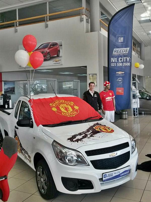 #REEDS have their #ManchesterUnited vehicles out in full force! Looking awesome :-)