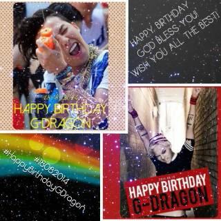  HAPPY BIRTHDAY G-DRAGON. God Bless You! Wish You All The Best! 
