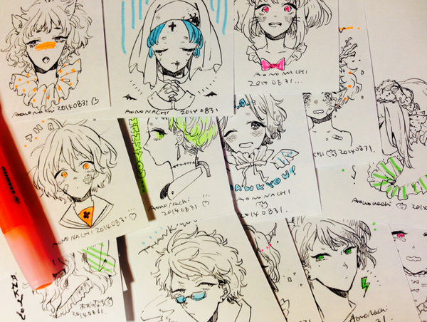 ちまちま描いてる〜 