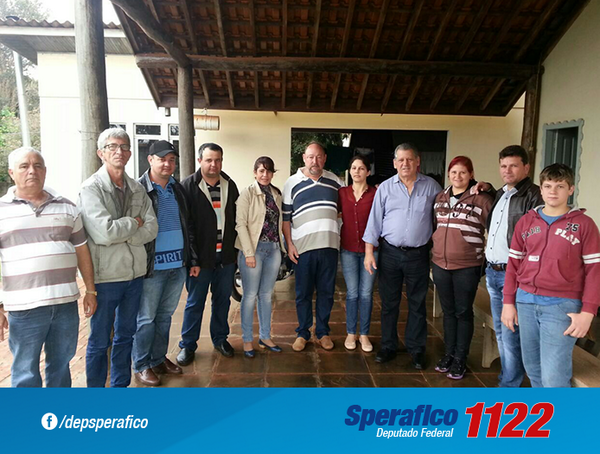 Estive presente em Braganey recebendo o apoio de mais um município nesta caminhada.