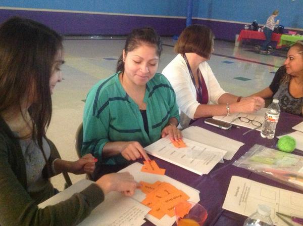 dachperez's tweet photo. #smithlc Superstar teachers learning how to make the Writing Process fun! http://t.co/rYIcHZUMW7