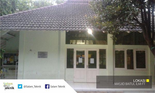9. depannya persis PKM FT ada masjid Baitu Ilmi masjidnya FT nih temen2.
#FTkece