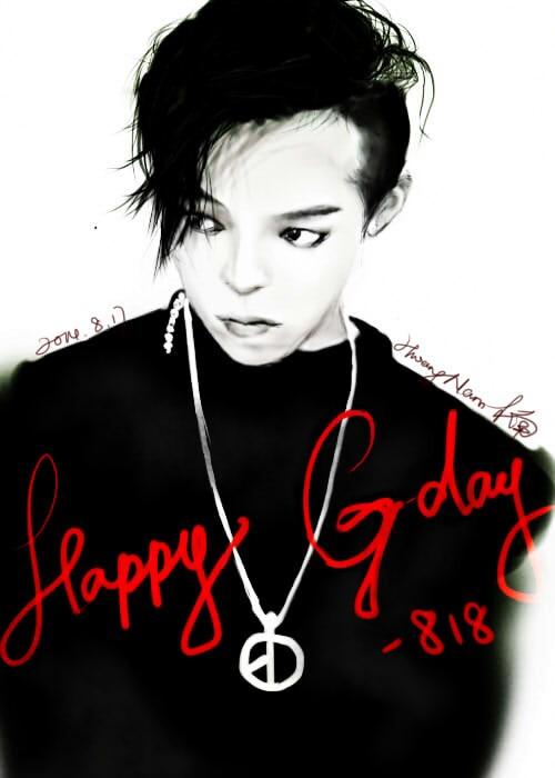 Happy birthday to favorite G-dragon!   