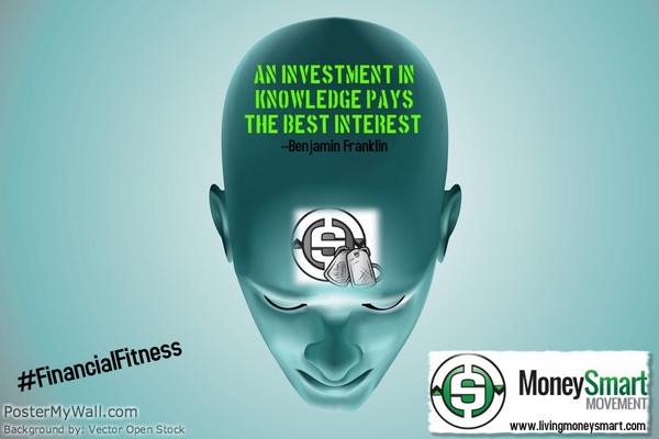 VetBizTV's tweet image. What&apos;s your #RateOfReturn? Protect your mind &amp;amp; learn the rules of the money game! #MoneySmartVeteran #ROR #Money #MSM