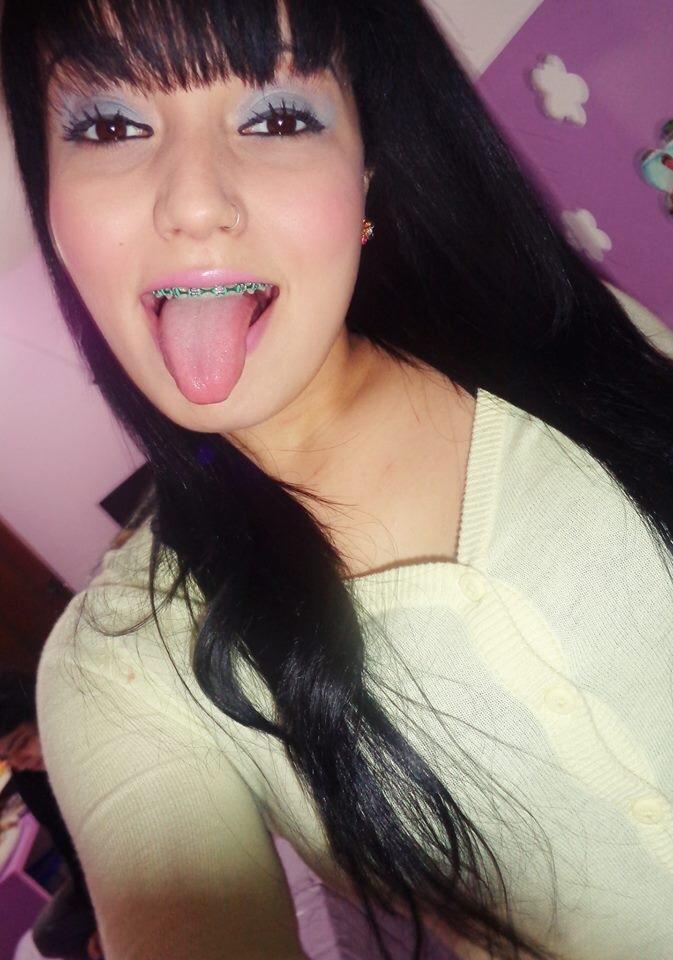 Girls With Braces on Twitter "Done With Her Makeup Now Ready To Party