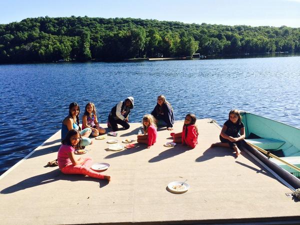 #FEATsisters are enjoying breakfast on the dock! #Beautifulmorning #EmpowermentRetreat