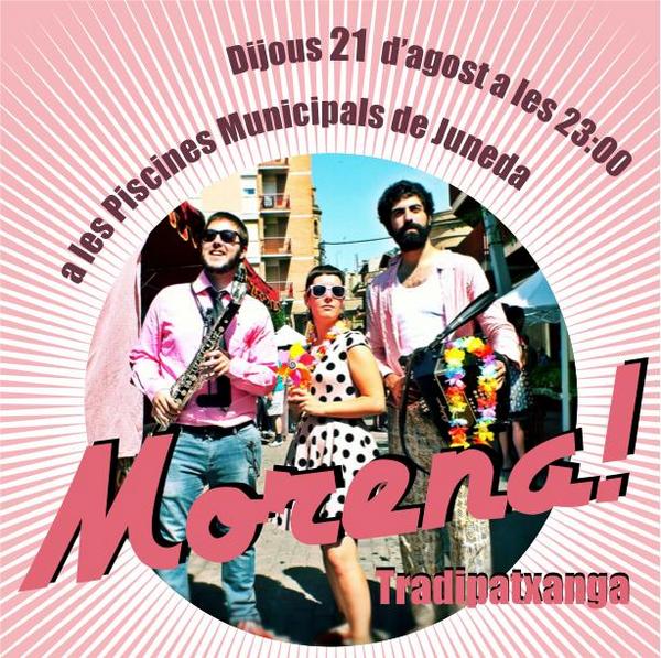 Aquest dijous veniu a remenar amb la nostra particular patxanga a les 23:00 a les piscines de Juneda