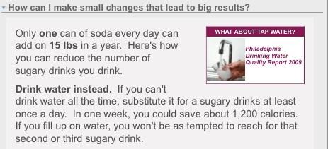 drinkupPHL's tweet photo. "small changes lead to big results..." - @GetHealthyPHL #SpreadTheWater #DrinkH2O #DrinkUp http://t.co/G6VPsZYsjK
