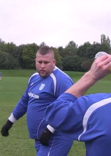 SundayShoutsFC's tweet photo. "Where do you play mate?" 

"I'm a target man." http://t.co/dxvwkG1V2N