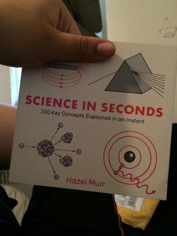 foreverdepresso's tweet image. Finally received my #scienceinseconds book from @thinkgeek.📬 @Appy_Geek #appygeek