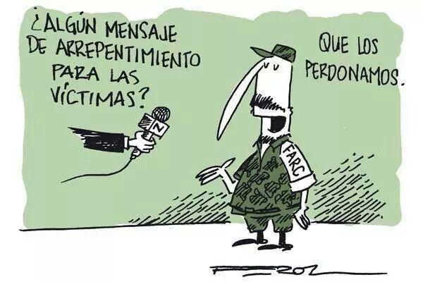 duvanedo's tweet photo. El cinismo ilimitado de narcos y terroristas Farc piden q la sociedad les pida perdón y JMS los apoya, mundo al reves http://t.co/F2dMP4aEIW