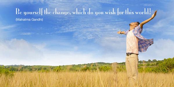 Be the #change you wish to see in the world.' ~Ghandi RT @Irynairene #JoYTrain