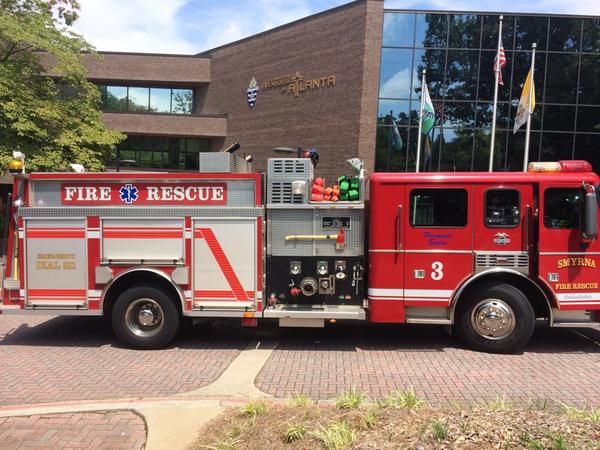 .<a href="/SmyrnaFireGA/">Smyrna Fire (GA)</a> firefighters cleared the building.