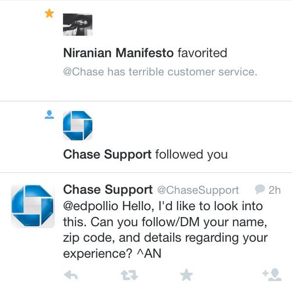 I Love how these horrible banks like <a href="/chase/">Chase</a> send in the <a href="/ChaseSupport/">Chase Support</a> to try to save their online presence