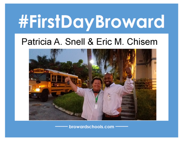 browardschools's tweet photo. Thumbs up from Student Transportation and Fleet Services Directors for #FirstDayBroward http://t.co/jIP045Blta