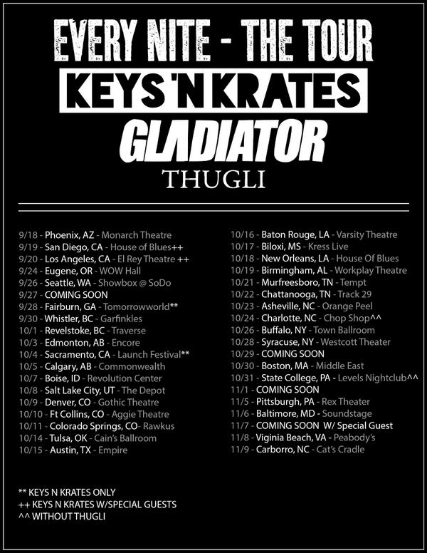 Keys N Krate Tour