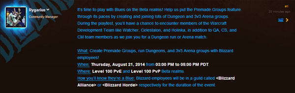 BajheeraWoW's tweet photo. Oh this is going to be a ton of fun! :D Enter all of our WoD Beta Key Giveaways for your chance to participate! http://t.co/coQqzyfZYr