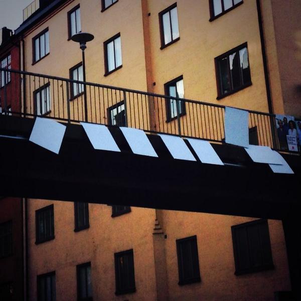 kjelleman's tweet image. Nu sitter valaffischerna uppe för alla som röstar blankt: