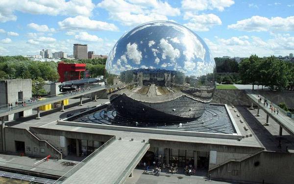 Geode is located in Parc de la Villette in Paris, #France built by the architect &amp; engineer Adrien Gerard. #travel