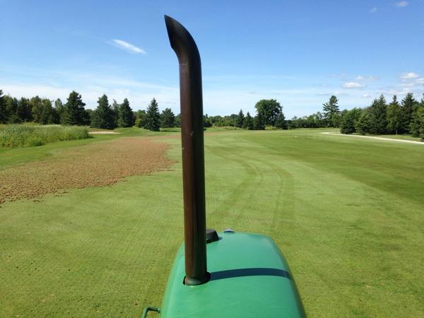 Fairways cleaning up well! No more rain the next few days would help
