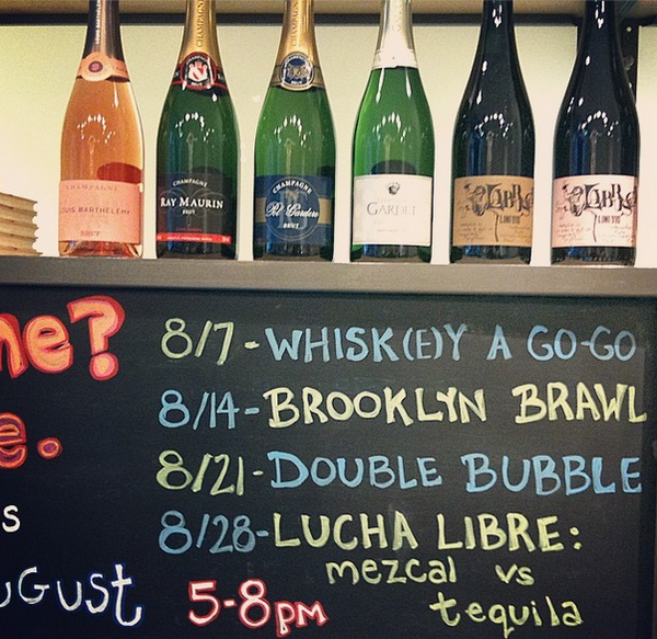 #GETSOME! Thurs. 5-8pm! This week we drink Champagnes &amp; Lambruscos. Bubbly personalities encouraged, but not required