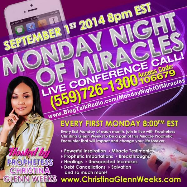 <a href="/geebraziel/">Ginette Braziel</a> Thank you for being a part of #PETR2014.  Join me for Monday Night Of Miracles Live call on Labor Day