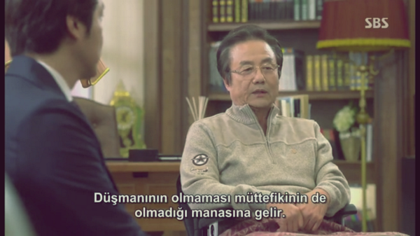 Düşmanının olmaması müttefikinin de olmadığı manasına gelir. (The Heirs)