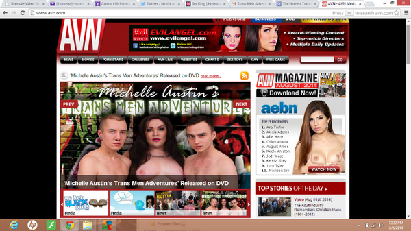XXXFTM's tweet photo. We were so excited to be featured on the front of @AVNMediaNetwork site! Read the press: http://t.co/L8n3Uit2tg http://t.co/OAHSoglZkM