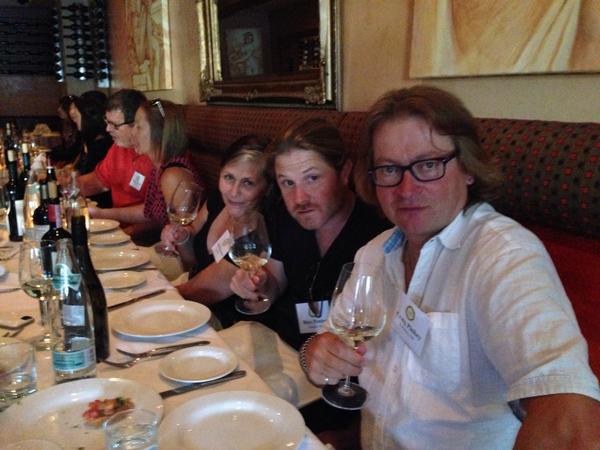 It's @WinePlus and <a href="/WineTrackMind/">Janet Dorozynski DipWSET PhD</a> looking fabulous at the <a href="/WineAlign/">WineAlign</a> dinner <a href="/posticino/">Posticino Ristorante</a> w <a href="/NZWinemakers/">NZ Winemakers</a>