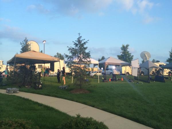 StymieWizard330's tweet image. "@AntonioFrench: Media area in #Ferguson http://t.co/lab3Up2pFV" #documentit #justiceformikebrown #equalityforall