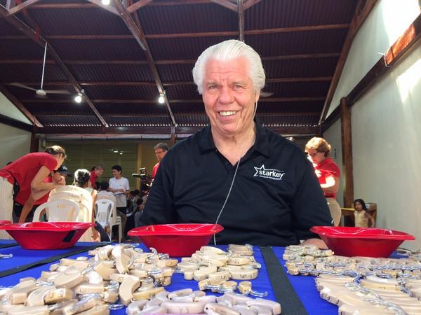 A happy hearing aid Jedi at work in Peru helping ppl hear. @starkeycares Thank u <a href="/AudigyGroup/">Audigy</a> 4 mission support.