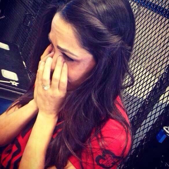 xBellaTwinsCena's tweet photo. Don't cry Brie you have the #BellaArmy behind you, We love you! @BellaTwins #LetsGoBrie #TeamBrie #BrieMode http://t.co/jx66I5uhsT