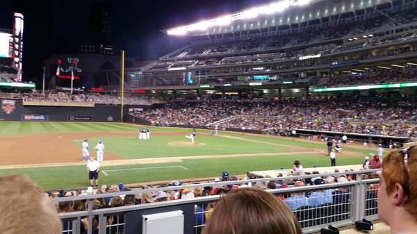 KC_Cale's tweet photo. Royals put up a crooked number in the 5th! #TwinsSocial http://t.co/161HU9csRq