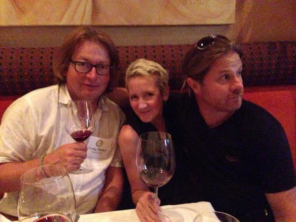 Here's me with @WinePlus and <a href="/djwines/">DJ Kearney</a> at our #WWAC14 dinner <a href="/posticino/">Posticino Ristorante</a> Great place! Very traditional.