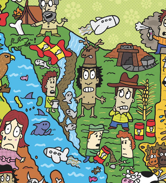 HumorCucamonga's tweet photo. Hace años hice un mapa sobre problemas ecológicos en México para Fundación Televisa. Qué triste verlo hecho realidad. http://t.co/On9ozYn0z5