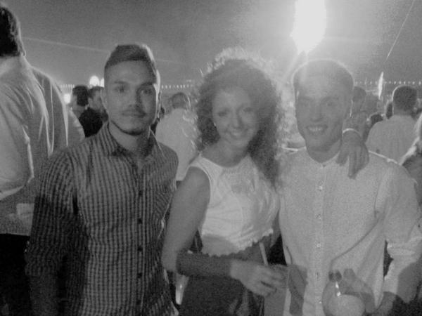 carloscalleti's tweet photo. Noche increible feria 2014 @DanielObrayan y @aliciaranda7 http://t.co/IOo14WGGuT
