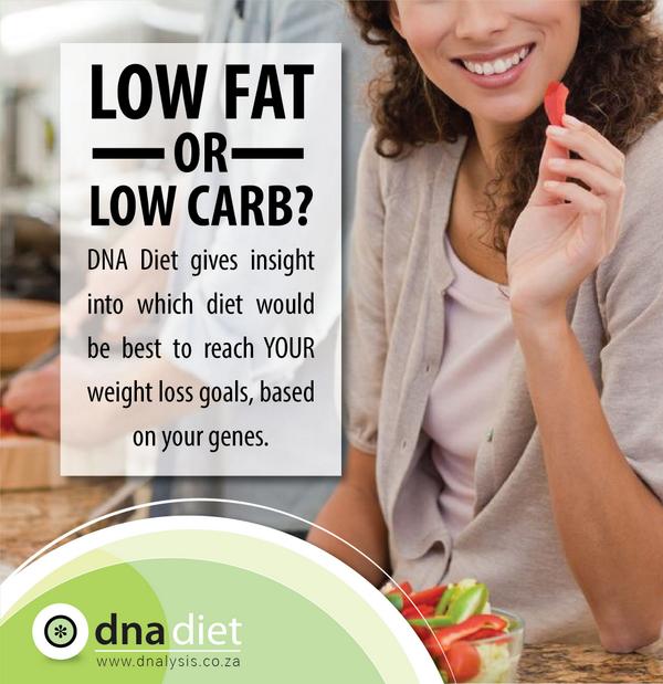 dnalysis's tweet photo. Low fat or low Carb? DNA Diet gives insight into which diet would be best to reach YOUR weight loss goals! http://t.co/1wkZlQeYqQ