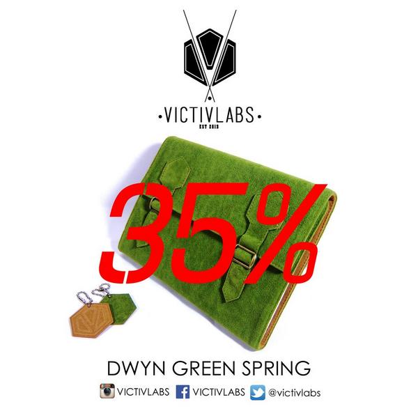 VICTIVLABS INDEPENDENCE DAY SALE , our signature DWYN Green Spring notebook now is only IDR 74.750 , Grab it Fast!!