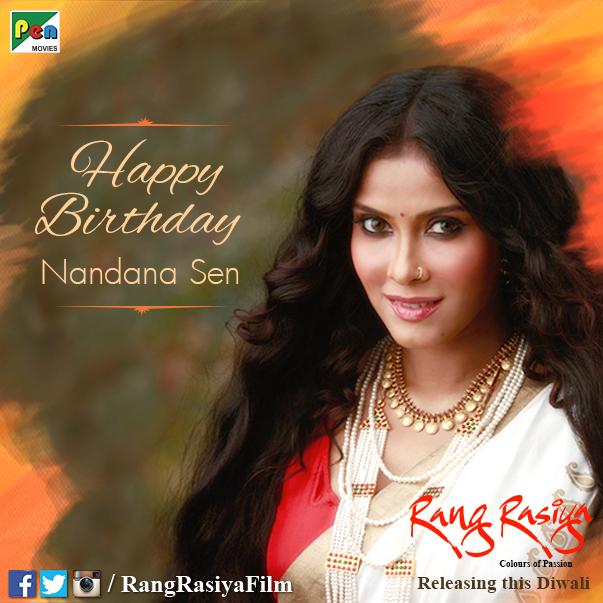 Happy Birthday Nandana Sen from the entire team of Rang Rasiya. to leave your wishes! 