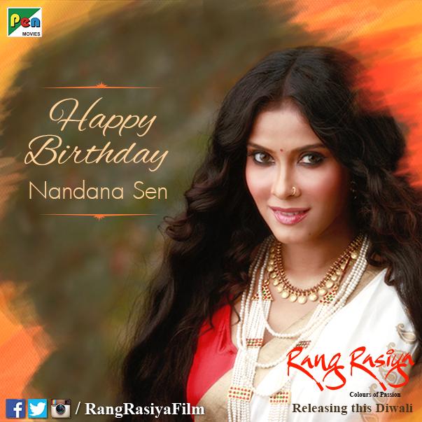 Happy Birthday Nandana Sen from the entire team of Rang Rasiya. to leave your wishes! 