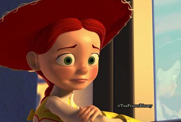 Mirar al pasado y desear que todo fuera como lo era antes. 
#ToyStory2