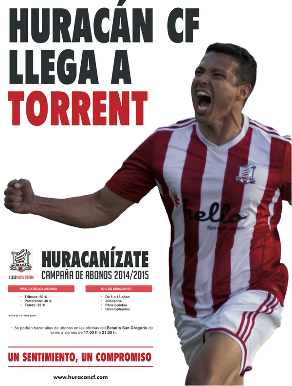 CF_Huracan's tweet photo. Regalamos 10 abonos entre los que hagáis RT nuestro cartel. Porque queremos ser 2000 huracanes cada partido! http://t.co/LUzOTS40aU