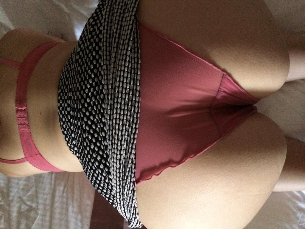 curvykarenuk : Another close up of my arse in pink sheer ... curvykarenuk Another close up of my arse in pink sheer