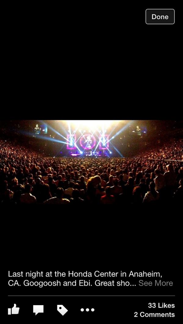 Hovabass's tweet photo. In Honda Center in Anaheim. http://t.co/t0twuflyEe